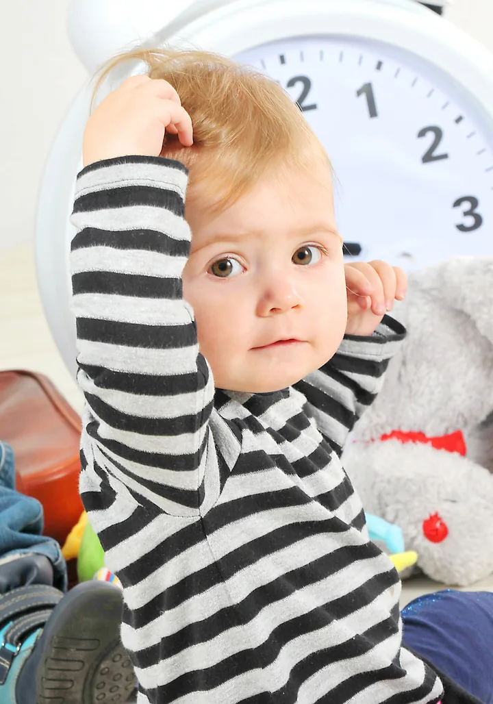 Baby-Porträt bei einem Fotoshooting im Kamerahaus