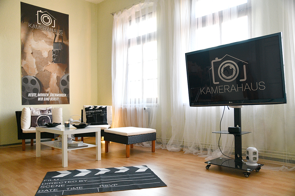 Echtes Filmset im Kamerahaus
